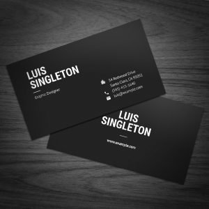 US Standard Business Cards